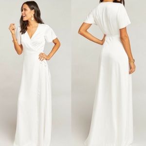 Show Me Your Mumu Weddings Noelle Wrap Dress